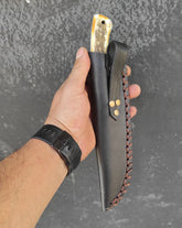 Yavuz Bıçak GB26P2 geyik boynuz kabza av bıçağı 26 cm